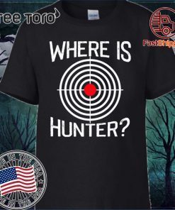 Offcial Where's Hunter Funny POTUS 45 T-Shirt