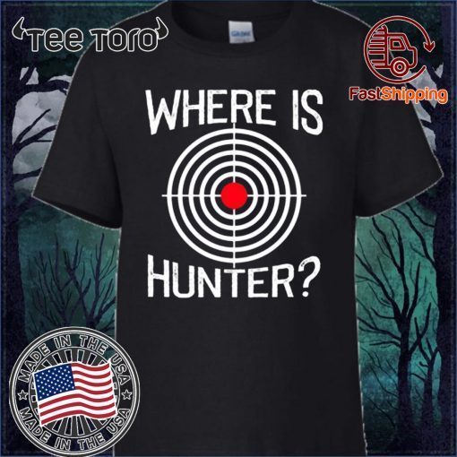 Offcial Where's Hunter Funny POTUS 45 T-Shirt