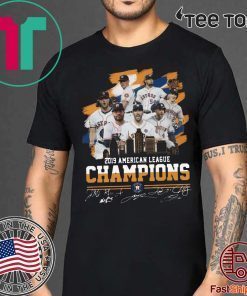 Houston Astros City 2019 American League Champions Signatures 2020 Shirt