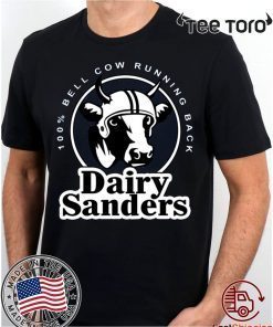 Dairy Sanders 100% Bell Cow Running Back t-shirts