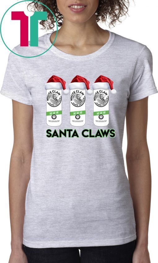 Santa Claws White Claw Christmas Shirt For Mens Womens