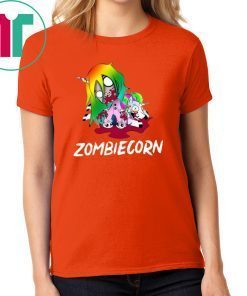 Zombiecorn Creepy Zombie Unicorn Halloween T-shirt For Men Women