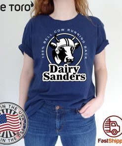 Dairy Sanders 100% Bell Cow Running Back t-shirts