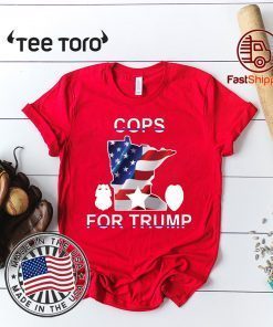 Cops For Trump Tee Shirt minnisota