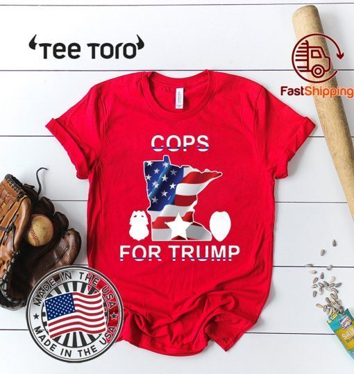 Cops For Trump Tee Shirt minnisota