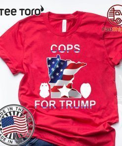 Cops For Trump Tee Shirt minnisota