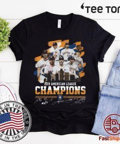 Houston Astros City 2019 American League Champions Signatures 2020 Shirt