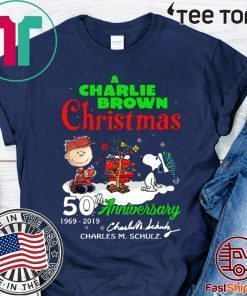 A Charlie Brown Christmas 50th Anniversary t-shirts