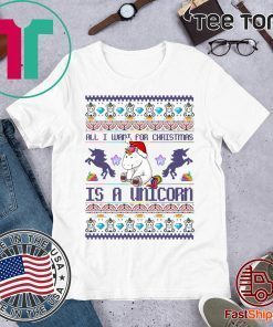 All I Want For Christmas Is A Unicorn Classic T-Shirt