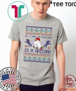 All I Want For Christmas Is A Unicorn Classic T-Shirt