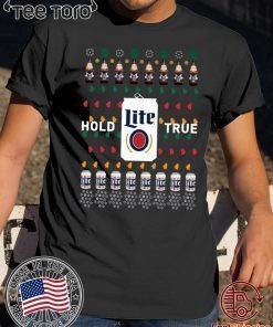 Miller Lite Beer Funny Ugly Christmas Funny T-Shirt