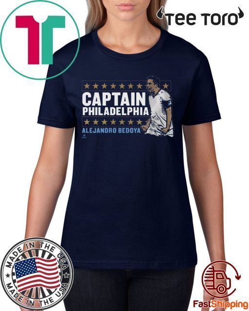 Alejandro Bedoya Shirt - Captain Philly, MLSPA Licensed Unisex T-Shirt