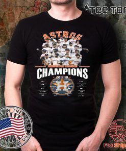 Astros Championship all signature 2020 T-Shirt