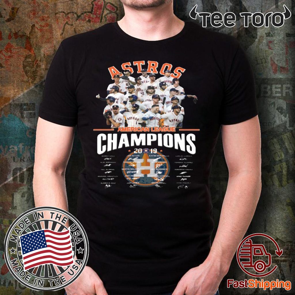 Astros Championship all signature 2020 T-Shirt - ShirtElephant Office
