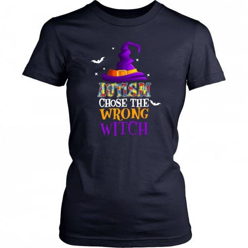 Autism Choose The Wrong Witch Halloween T-shirt Nice Gift