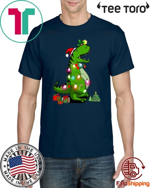 T-rex Christmas tree 2020 T-Shirt