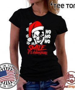 Joker Smile It’s Christmas Ho Ho Ho t shirt