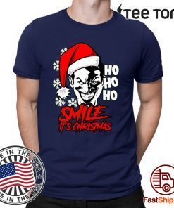 Joker Smile It’s Christmas Ho Ho Ho t shirt
