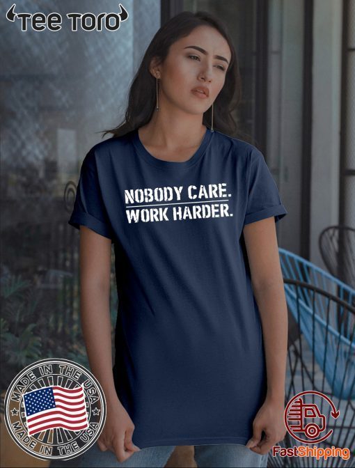 Lamar Jackson Nobody Cares Work Harder Unisex T-Shirt