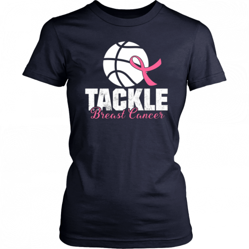 Basketball Tackle Breast Cancer T-Shirt