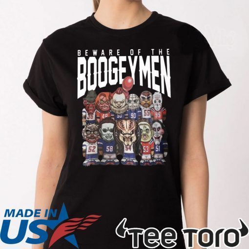 Beware Of The Boogeymen Patriots t-shirts