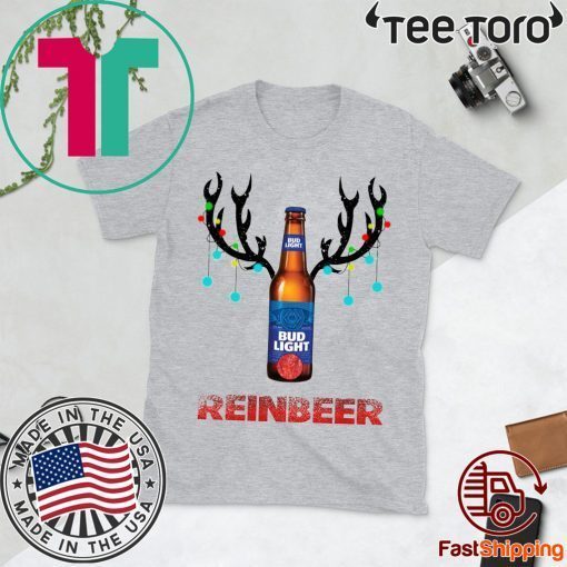 Bud light Reinbeer Christmas Funny T-Shirt