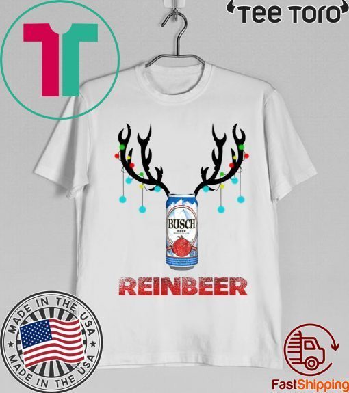 Busch Beer Reinbeer Ugly Christmas 2020 t-shirts