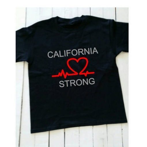 California Wildfire fundraising t-shirts
