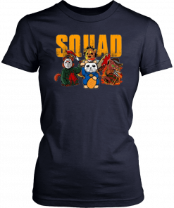 Cats In Killer Squad Costume T-shirt Funny Halloween Gift Tee