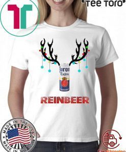 Corona Extra Reinbeer Christmas Funny T-Shirt