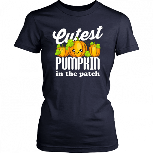 Cutest Pumpkin In The Patch Halloween Costume Shirt