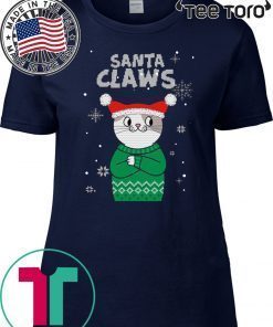 Santa Claws Cat Ugly Christmas Style 2020 T-Shirt