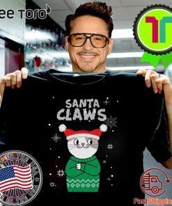 Santa Claws Cat Ugly Christmas Style 2020 T-Shirt