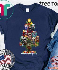 Horror characters Christmas Tree Shirt