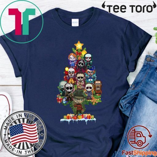 Horror characters Christmas Tree Shirt