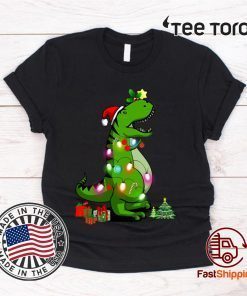 T-rex Christmas tree 2020 T-Shirt