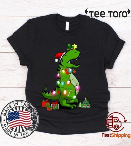 T-rex Christmas tree 2020 T-Shirt