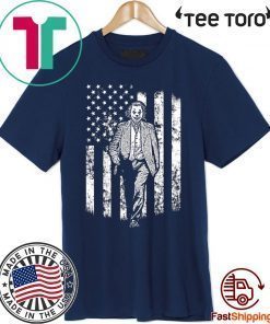 Joker walking on American Flag Classic T-Shirt