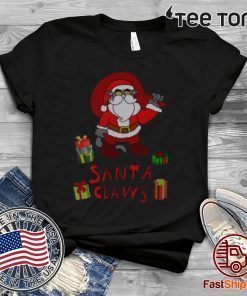 SANTA CLAWS CAT AND PRESENTS SHIRT