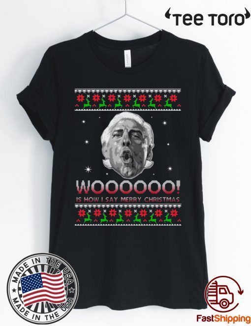 Ric Flair woo Christmas Shirt For Mens Womens
