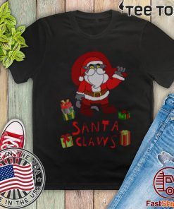 SANTA CLAWS CAT AND PRESENTS SHIRT