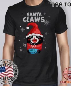 Santa Claws Black Cat Ugly Christmas 2020 T-Shirt