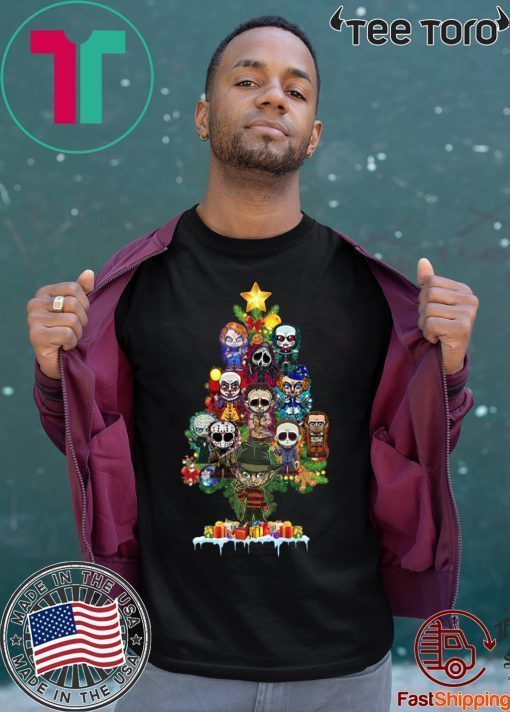 Horror characters Christmas Tree Shirt