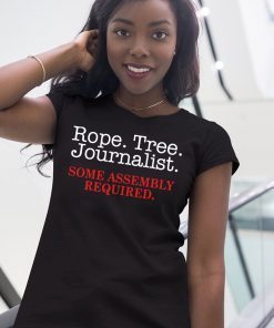 Official Rope Tree Journalist Some Assembly Required Tee Shirt