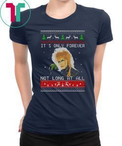 Labyrinth It’s only forever not long at all Christmas Tee Shirt
