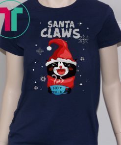 Santa Claws Black Cat Ugly Christmas 2020 T-Shirt