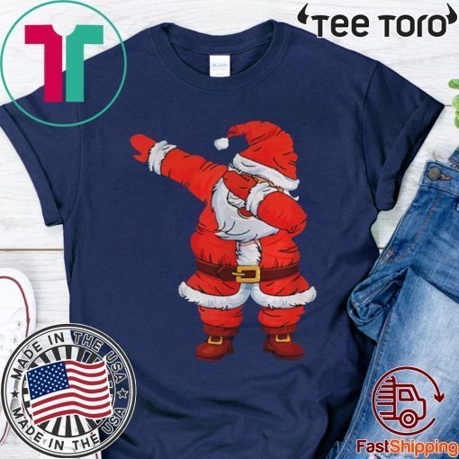 Dabbing Santa Christmas Boys Girls T-Shirt