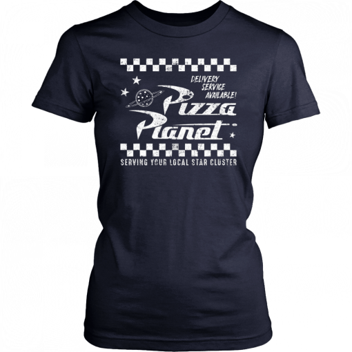 Delivery service available Pizza Planet Shirt