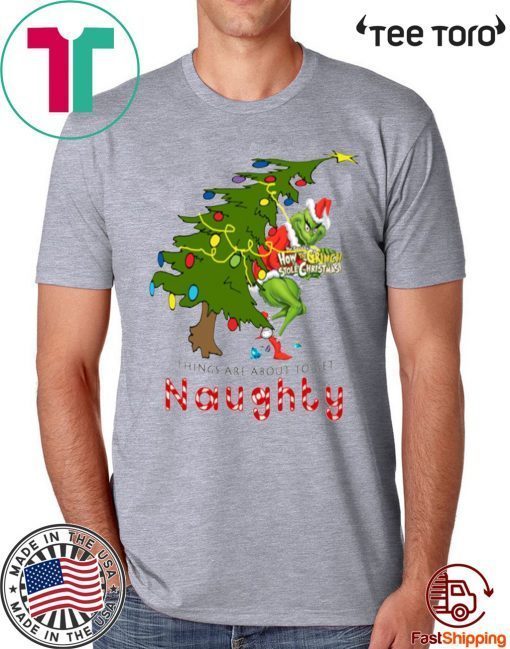 How The Grinch Stole Christmas Things Are About To Get Naughty T-Shirt