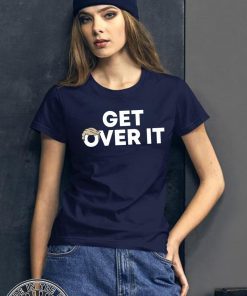 Get over it tee trump campaign navy shirt